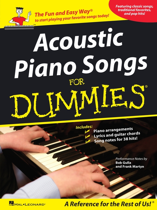Title details for Acoustic Piano Songs for Dummies (Songbook) by Hal Leonard Corp. - Available